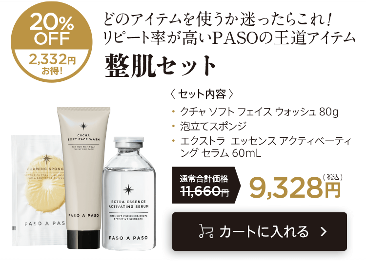 「整肌セット」をカートに入れる